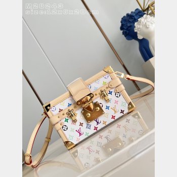 Louis Vuitton 1:1 LV x TM Petite Malle Monogram Multicolor M28243 Handbags
