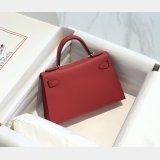 Perfect Hermes human handmade stiching Mini Kelly