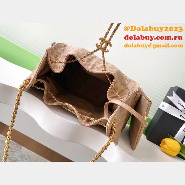 25C CC Hobo Medium Grained Calfskin Handbag AS5311