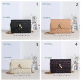 Bottega Veneta Andiamo Intrecciato Wallet on a Chain 844107