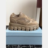 Prada Suede And Re-Nylon Sneakers