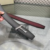 Tom Ford Smooth Calf Leather T-Buckle Belt 38MM