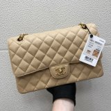 Wholesale CC Perfect Flap Caviar Leather 25cm Handbag