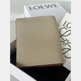 Loewe Compact zip wallet in soft grained calfskin