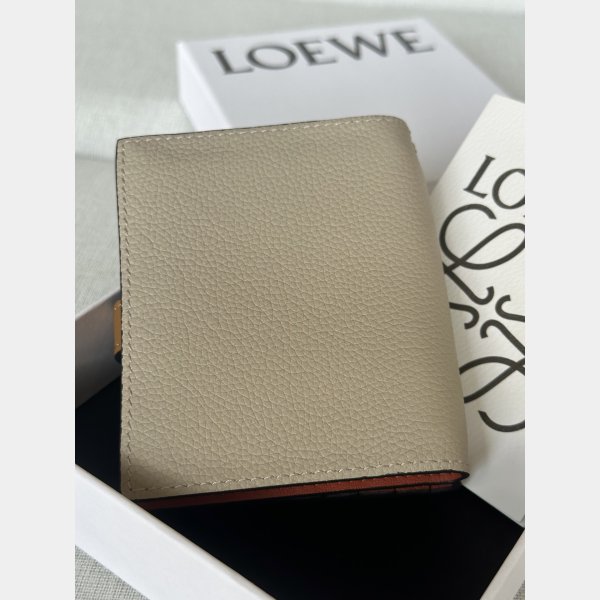 Loewe Compact zip wallet in soft grained calfskin