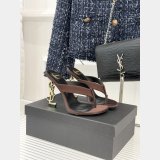 Saint Lauren OPYUM mules in satin crepe