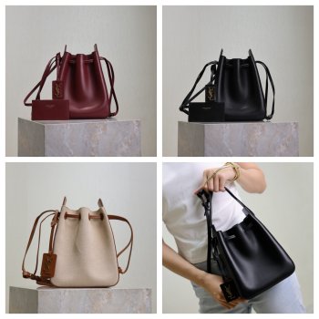 Top Quality YSL 2025 NEW Drawstring Bucket 817386 Bag