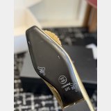 Best 1:1 CC Raffia Camellia Flats