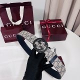Reversible belt with Interlocking G buckle 4CM