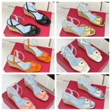 Coeur Royal Laminated Nappa Wedge Sandal 110Mm
