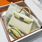 Top Hermes human handmade stiching mini Kelly bag 2026