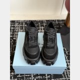Prada Suede And Re-Nylon Sneakers