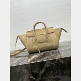 Celine New Luggage In Supple Shiny Lambskin 124213 Bag