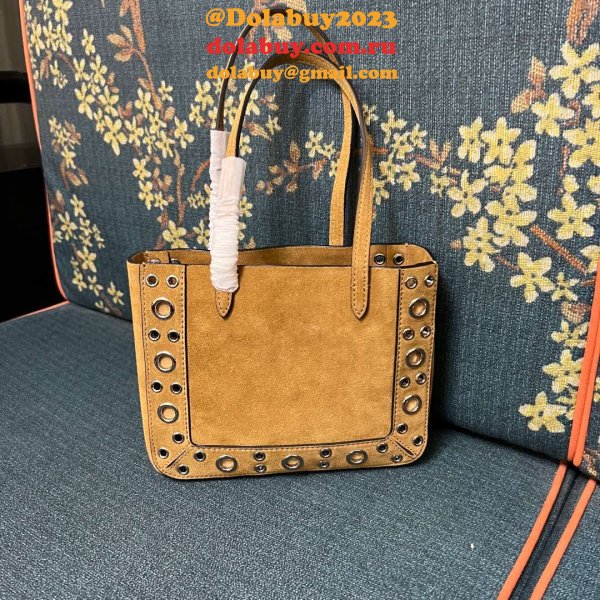 Top Valentino GARAVANI NELLCOTE TOTE  suede BAG SMALL