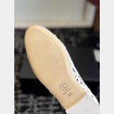 CC Ballet Flats Embroidered Cotton