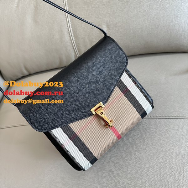 Best Burberry Grain Patchwork House Check Crossbody 8131 Bag