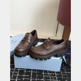 2026 Prada leather loafers
