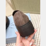 Prada suede women loafers