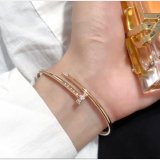 Juste un Clou bracelet small model diamonds