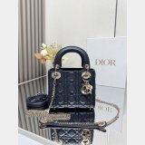 Christian Dior Lady 17cm Designer lambskin Bag
