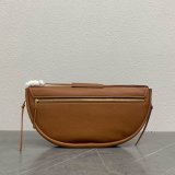 HALFMOON SOFT TRIOMPHE BAG IN SUPPLE LAMBSKIN