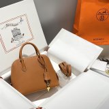 Top Hermes Epsom Leather 25cm Bolide bag