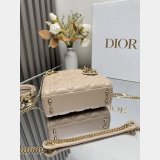 Christian Dior Lady 17cm Designer lambskin Bag