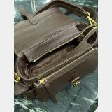 Prada Explore medium nappa leather shoulder bag with flap