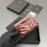 CASSANDRE MATELASSE card case in grain leather