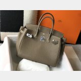 Hermes Birkin 35cm Togo leather Handbags Elephant Gray