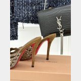 TOP Christian Louboutin 10CM Slipper