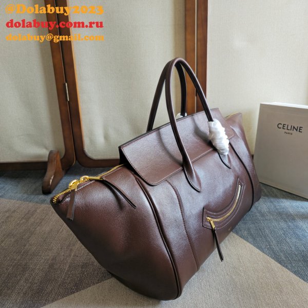 Top Celine SMILING NEW LUGGAGE Large Tote Bag