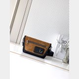 Small Flex messenger in canvas and suede