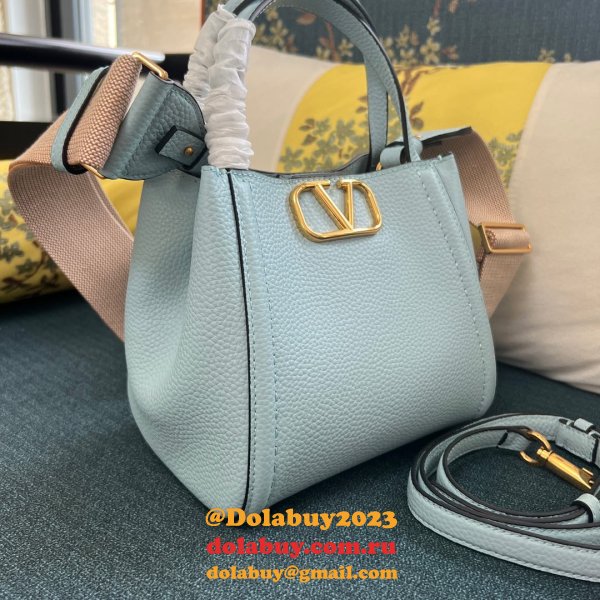 Valentino Garavani Alltime Small Grained Calfskin Handbag