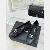 Chanel Sequins and Grosgrain Moccasins