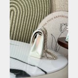 Top Quality CC Flap Lambskin 25cm Pearlescent handbag