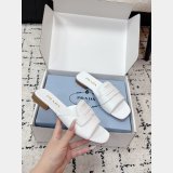 Prada Padded Nappa Leather Sandals