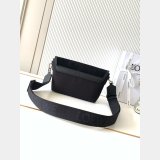 Small Flex messenger in canvas and suede