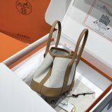 Top Quality Hermes human handmade stiching Garden Party Bag 23cm