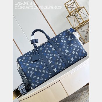 Louis Vuitton Keepall Bandoulière 50 Monogram Shadow M28836 Bag