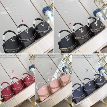 Louis Vuitton M48865 Light Chain Capucines High Quality Bag