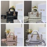 Small Lady D-Joy Bag 22CM LAMBSKIN