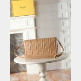 Top Fendi Wallet On Chain Baguette leather bag