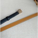 Top Loewe Pebble Grain Calf Anagram Belt 2.0CM