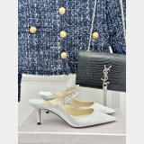 Jimmy Choo Bing Mules with Crystal Strap