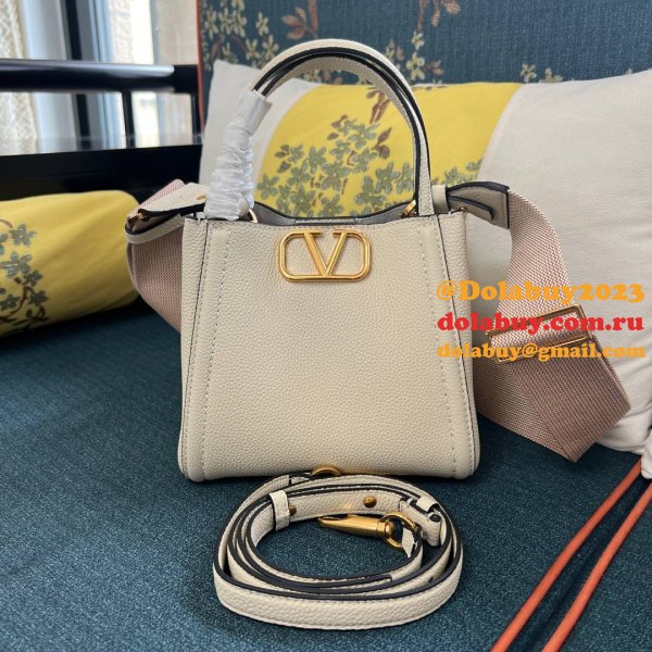 Valentino Garavani Alltime Small Grained Calfskin Handbag
