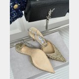 Jimmy Choo Saeda Pumps with Crystals