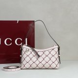Gucci High Quality 847450 GG Emblem Small Shoulder Bag