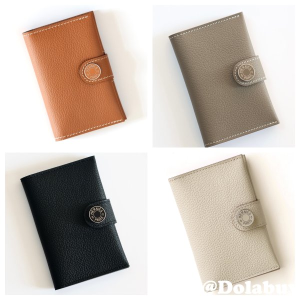 Hermes Evergrain R.M.S Passport Holder