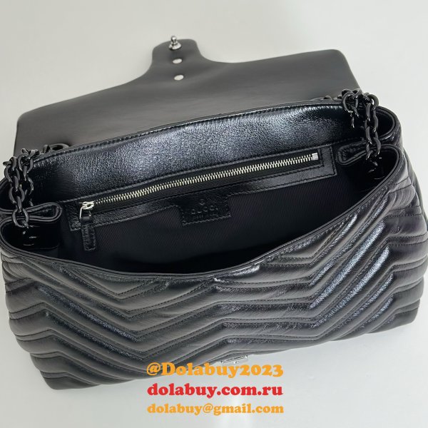 Gucci Perfect 850676 GG Marmont Medium Shoulder Bag